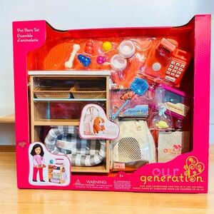 Our Generation- Pet Store Set- Toys, Accessories & Playsets for 18" Dolls NEW